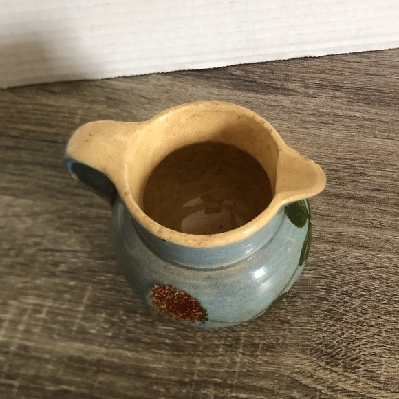 Antique Handcrafted Ceramic Pitcher - Picture 4 of 9